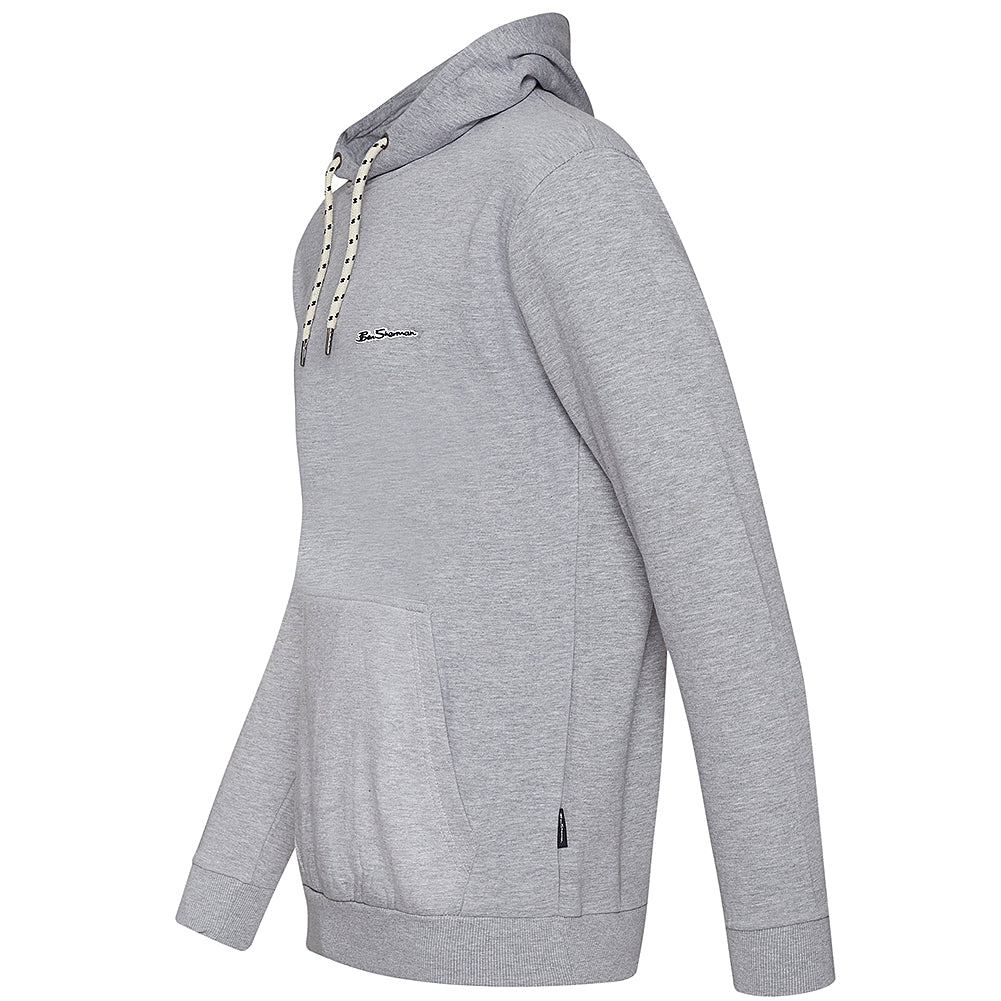 BEN SHERMAN Raised Rubber Heren Hoodie 0072157G-GREY MARL