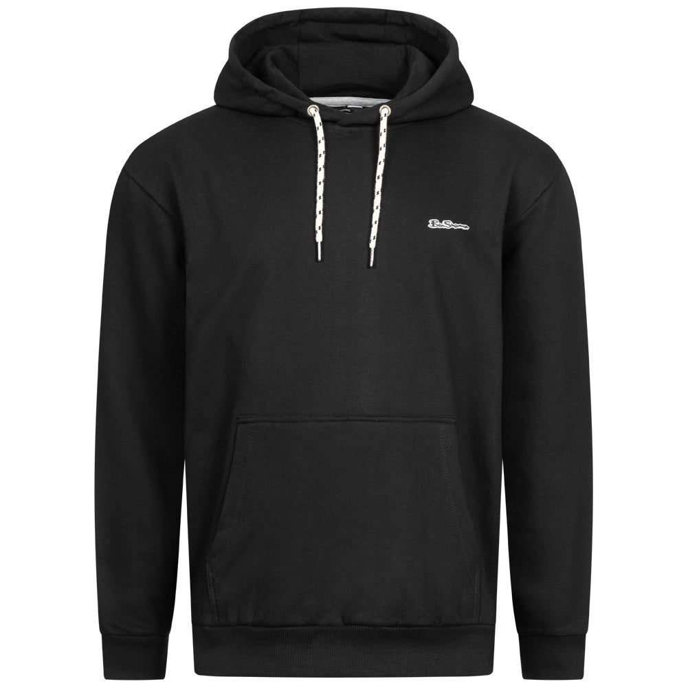BEN SHERMAN Heren hoodie met opstaand rubber 0072157GP-BLACK