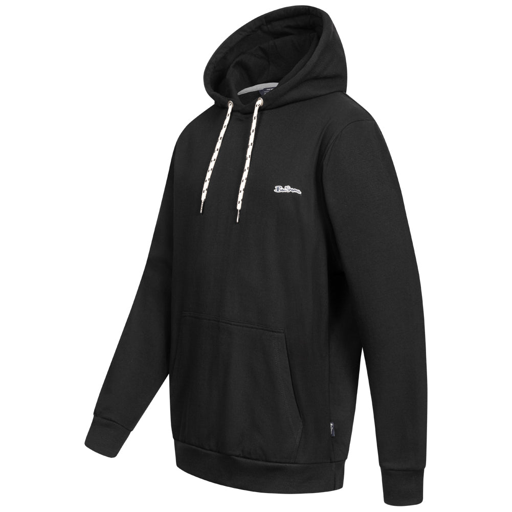 BEN SHERMAN Heren hoodie met opstaand rubber 0072157GP-BLACK