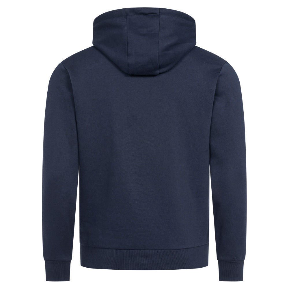 BEN SHERMAN Heren Hoodie van opgerubberd materiaal 0072157GP-DARKNAVY