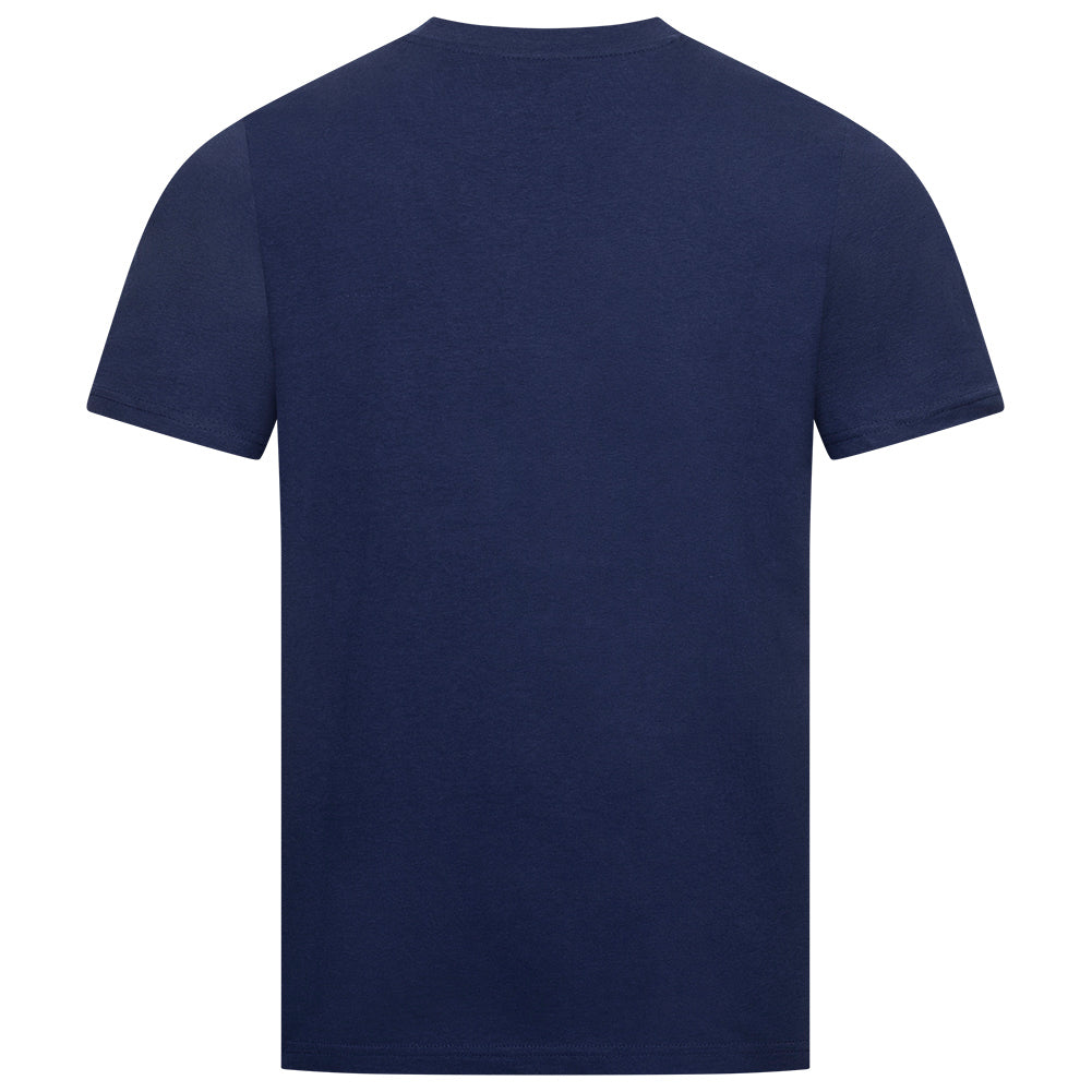 BEN SHERMAN T-shirt voor heren met klein logo 0076266-TWILIGHTDENIM