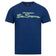 BEN SHERMAN Flocked Logo T-shirt voor heren 0076268-TWILIGHTDENIM – S