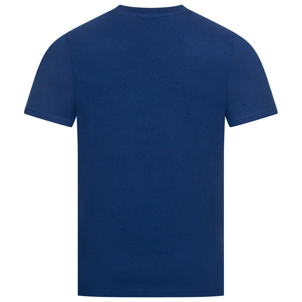 BEN SHERMAN Flocked Logo T-shirt voor heren 0076268-TWILIGHTDENIM
