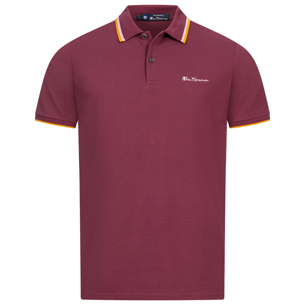 BEN SHERMAN Twin Tipped herenpoloshirt 0076270N-PORT