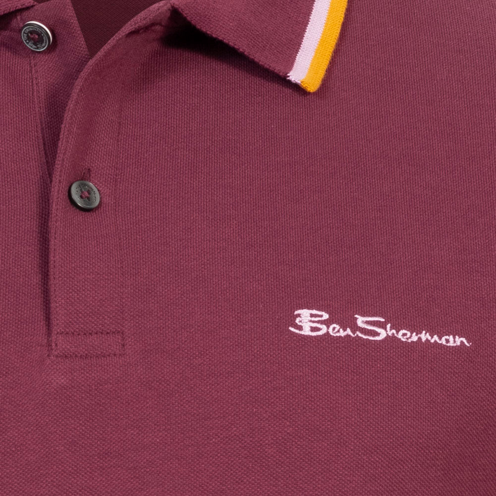 BEN SHERMAN Twin Tipped herenpoloshirt 0076270N-PORT