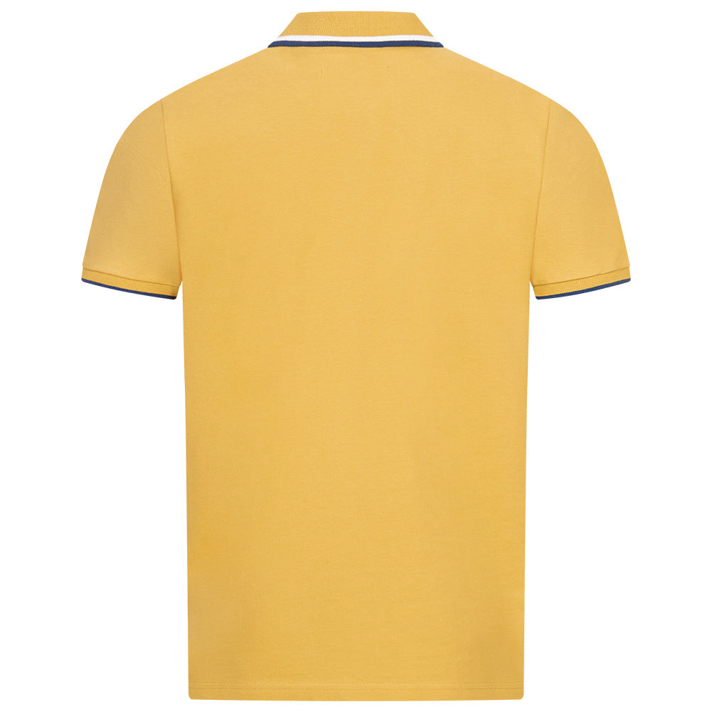 BEN SHERMAN Polo met dubbele bies voor heren 0076270N-SUNFLOWER