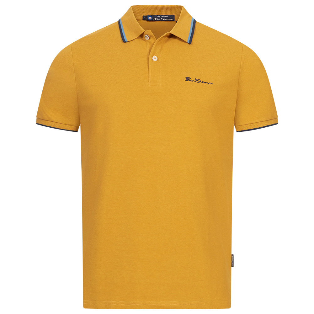 BEN SHERMAN Twin Tipped herenpoloshirt 0076270NR-GOLD