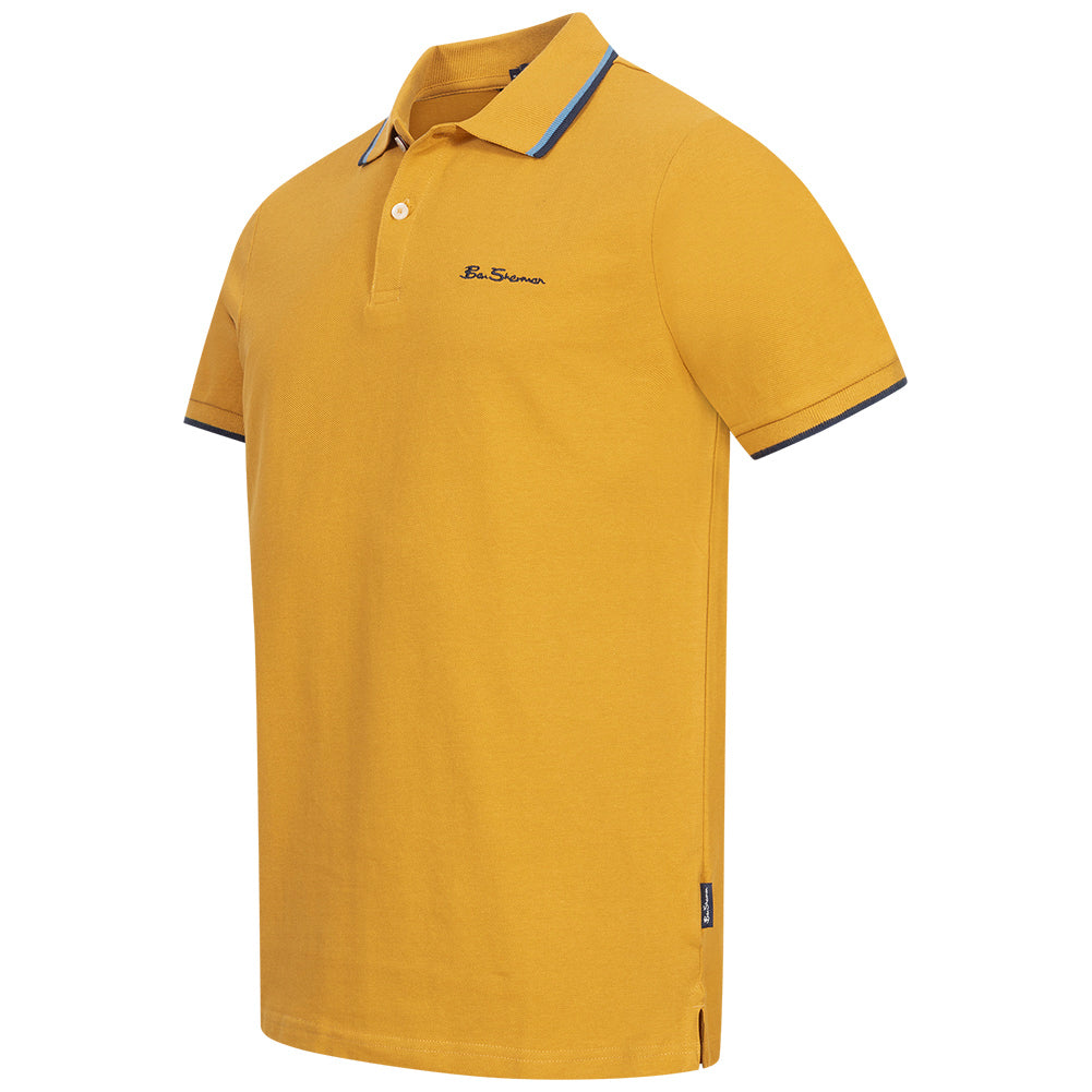 BEN SHERMAN Twin Tipped herenpoloshirt 0076270NR-GOLD
