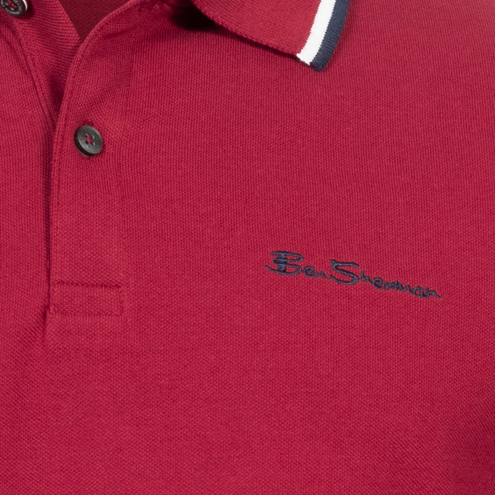 BEN SHERMAN Twin Tipped herenpoloshirt 0076270NR-RED