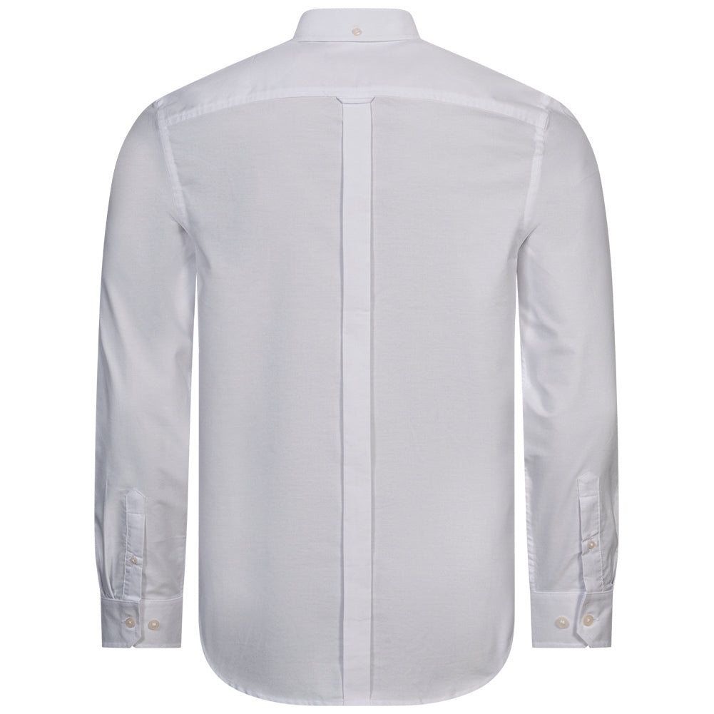 BEN SHERMAN Oxford Overhemd voor Heren met Lange Mouwen 0077857-WHITE