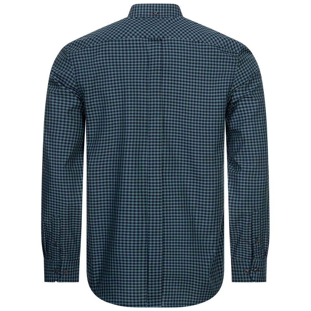 BEN SHERMAN Oxford Overhemd voor heren met lange mouwen 0077858-DARKEMERALD