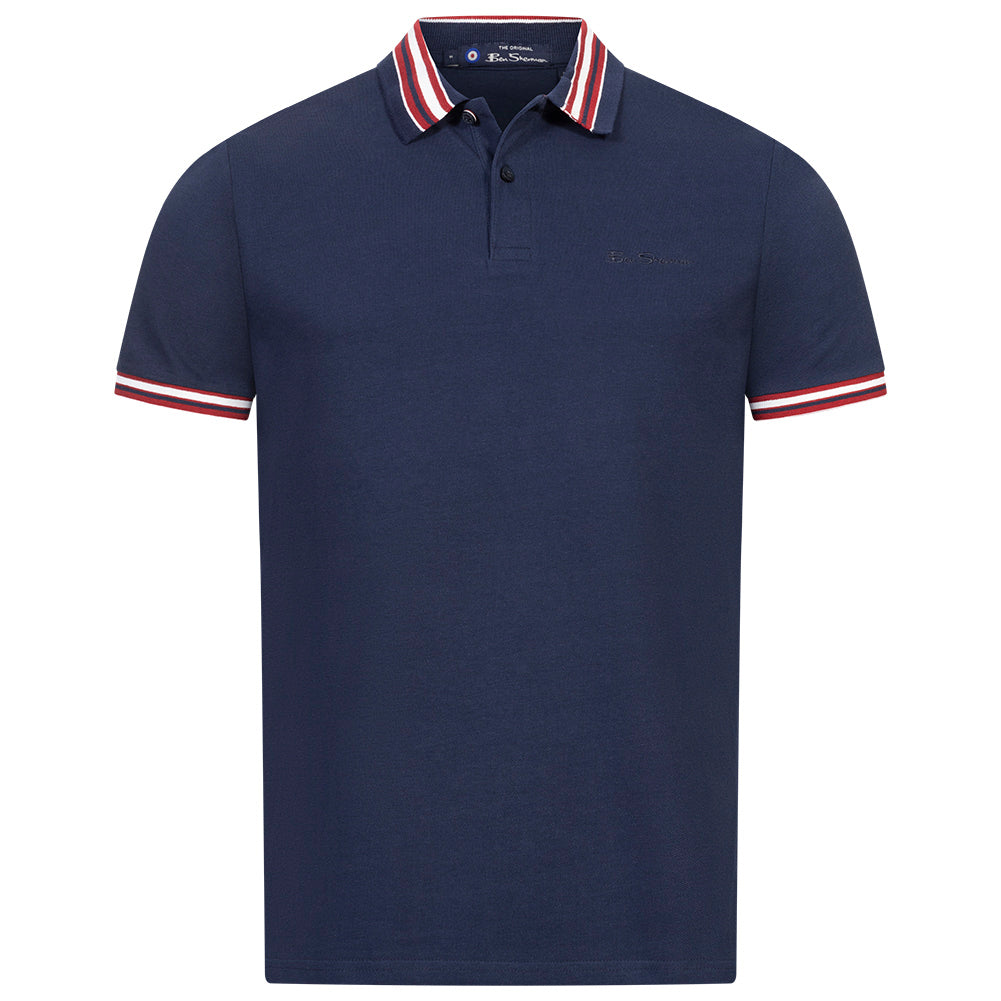 BEN SHERMAN House Collar Poloshirt voor heren 0078169NR-DARKNAVY
