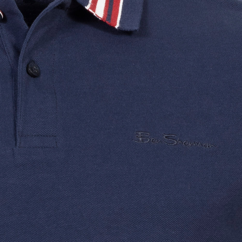 BEN SHERMAN House Collar Poloshirt voor heren 0078169NR-DARKNAVY