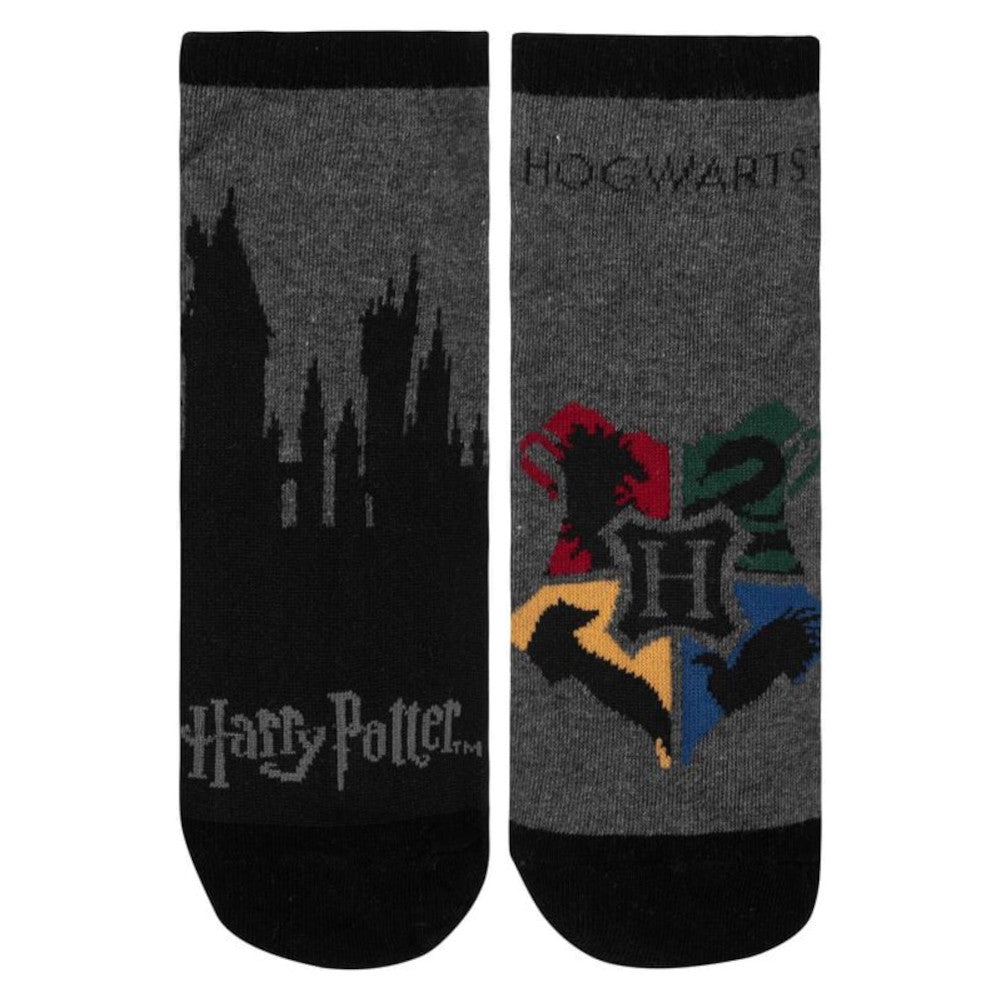 Harry Potter "Hogwarts Mix" sneakersokken voor heren 4 paar 013332
