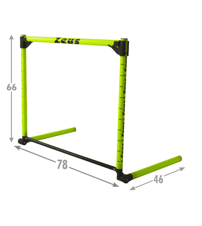 Zeus Hoogteverstelbare trainingshindernissen hoogte 10-60 cm 6-pak