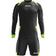 Zeus Paros Keepersset shirt met lange mouwen en shorts Zwart Neon Geel – 3XS 122-128