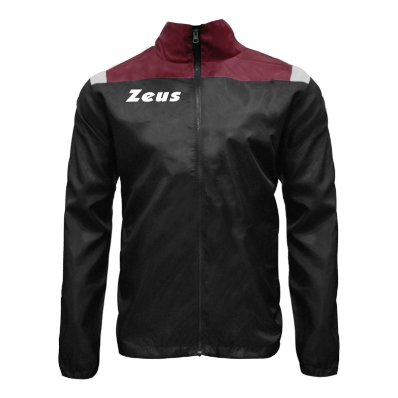 Zeus Vesuvio regenjack zwart granaat