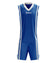 Zeus Set Bozo Basketbal T-shirt + Shorts 2-delig. royal/wit – 2XL