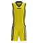 Zeus Kit Bozo Basketbalshirt + -short, 2-delig, Geel/zwart – 3XS