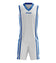 Zeus Kit Bozo Basketbalshirt + Short 2-delig wit/royal – 3XS
