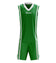 Zeus Kit Bozo Basketbalshirt + korte broek 2-delig. groen/wit – 3XS