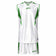 Zeus Kit Sante basketbalshirt + korte broek wit/groen – XL