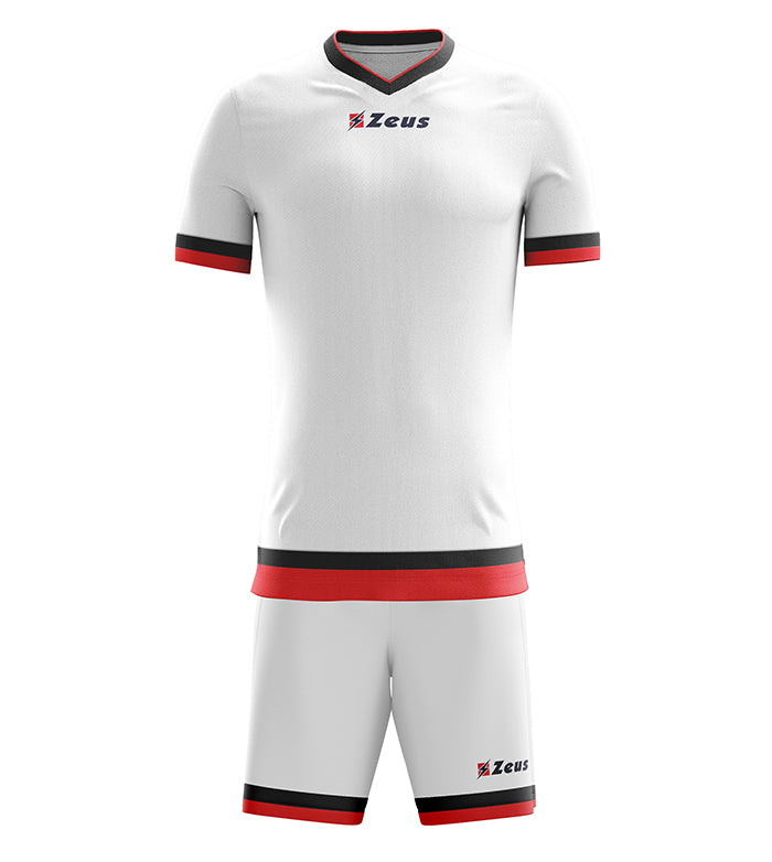 Zeus Kit Magic Basketbal T-shirt + short wit/rood