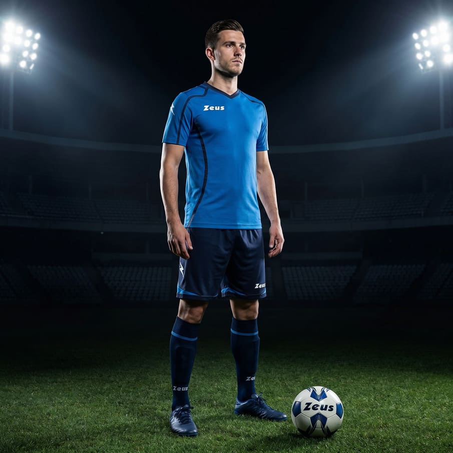 Zeus Kit Fauno T-shirt set 2-delig blauw/royal