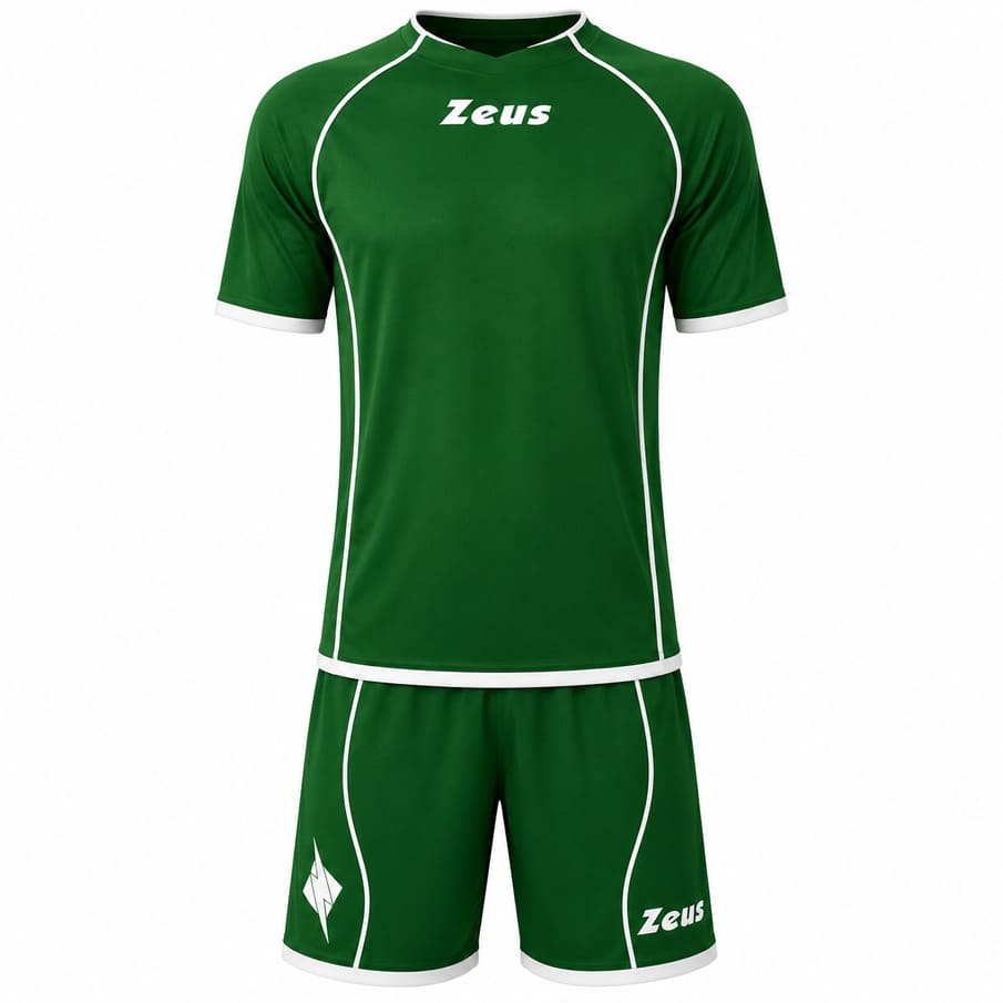 Zeus Kit Shox Trikotset 2-delig groen/wit