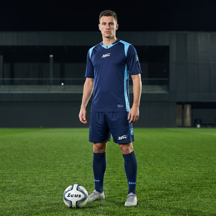 Zeus tenue Tomaz 2-delig blauw/lichtblauw