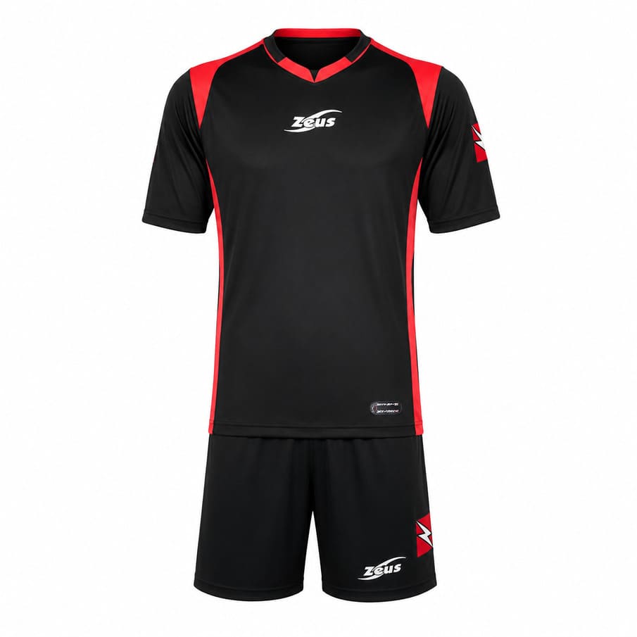 Zeus Kit Tomaz T-shirtset 2-delig zwart/rood