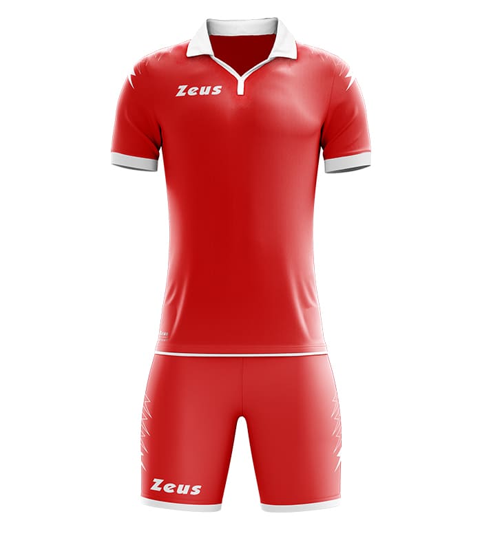 Zeus Kit Scorpion Shirt + Short Set rood/wit