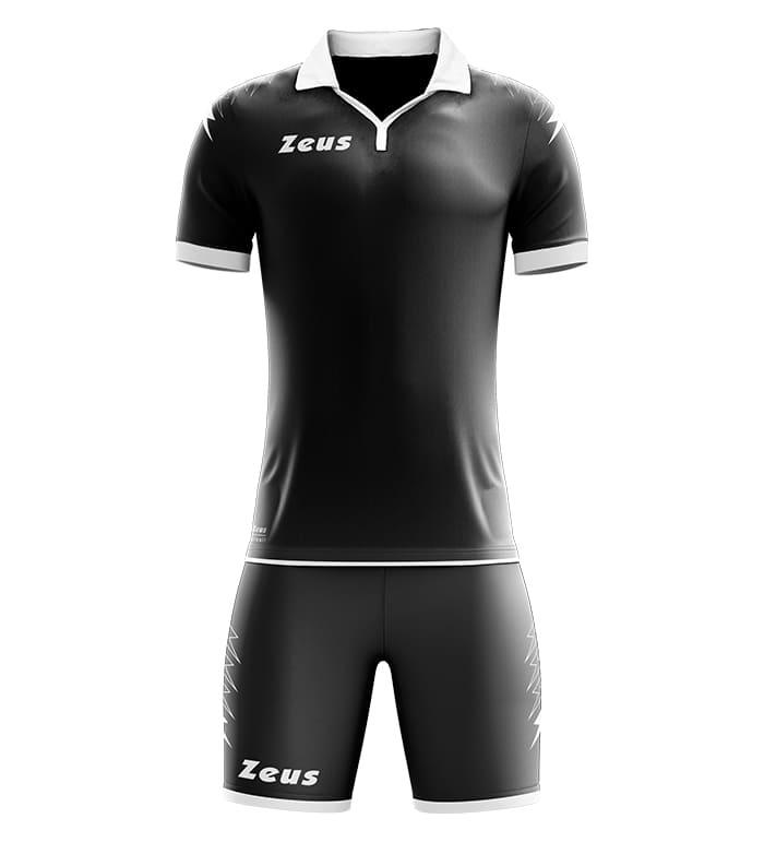 Zeus Set Scorpion Trikot + Short zwart/wit