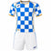 Zeus Kit Kroatia OLD T-shirtset 2-delig wit/koningsblauw – S