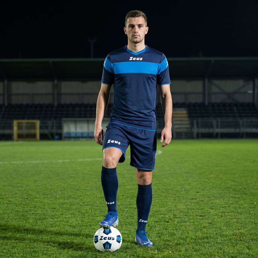 Zeus Kit Apollo Triko Set + Short 2-delig blauw/royal