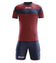 Zeus Kit Apollo T-shirtset + shorts 2-delig blauw/granaatrood – 4XS