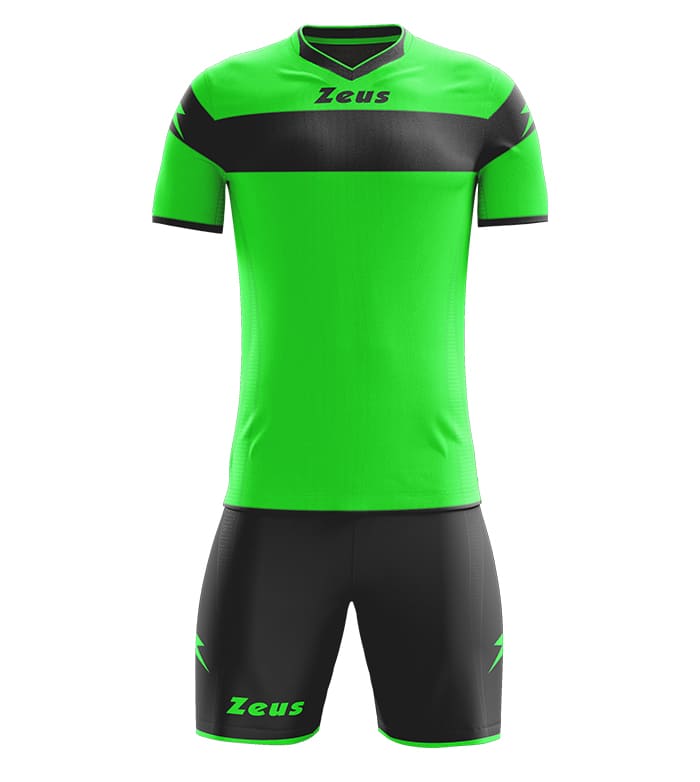Zeus Kit Apollo T-shirtset + short 2-delig fluorgroen/zwart