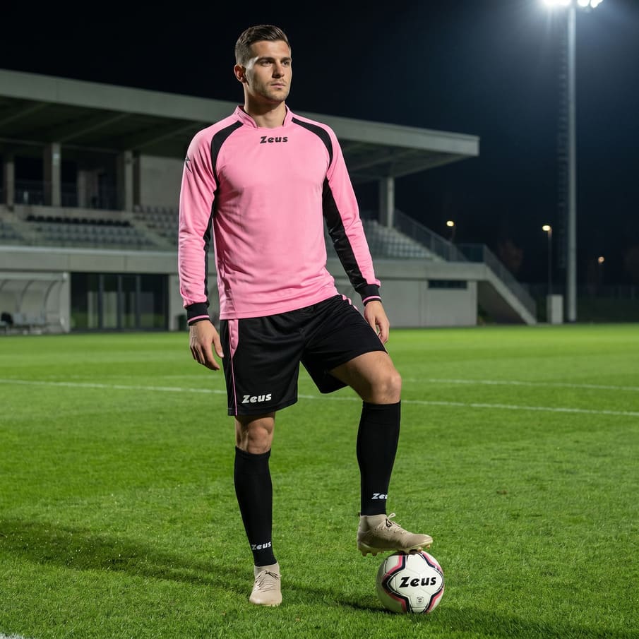 Zeus Kit Pippo T-shirtset + short 2-delig roze/zwart