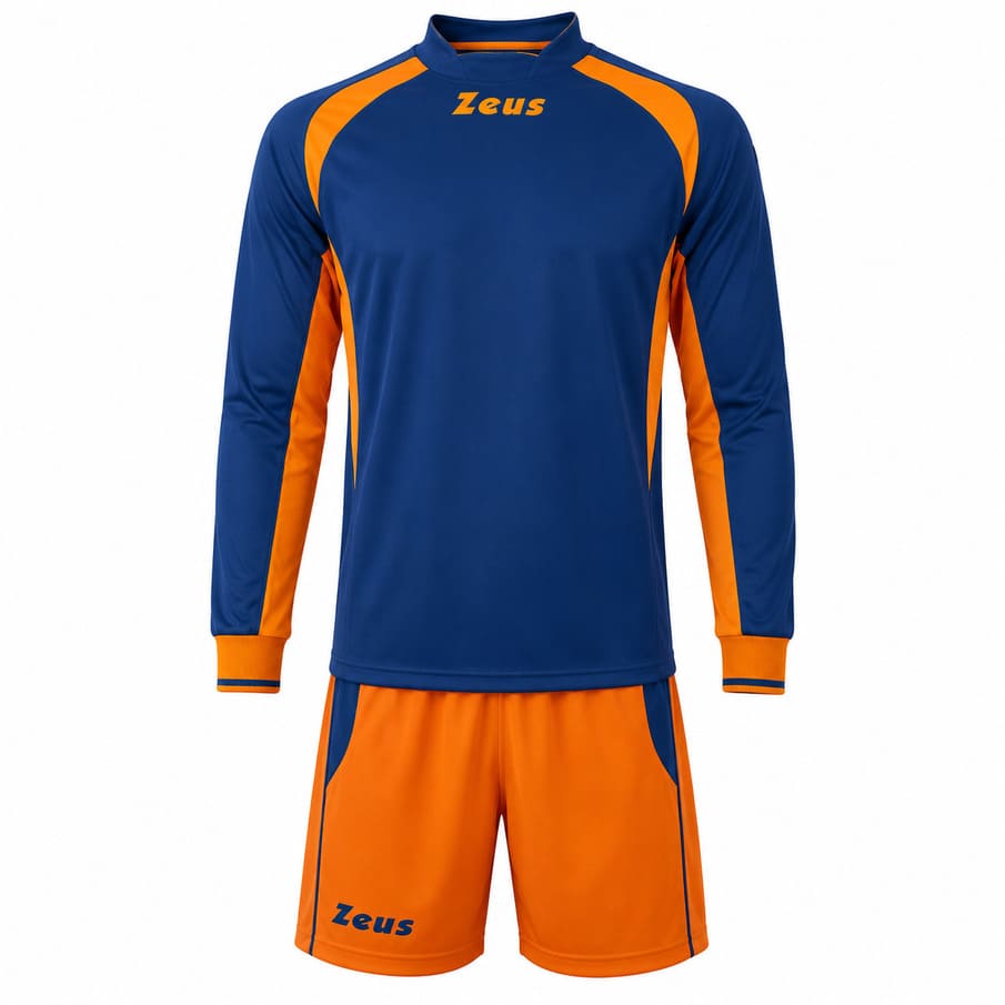 Zeus Kit Pippo Tricotset + Short 2-delig blauw/oranje