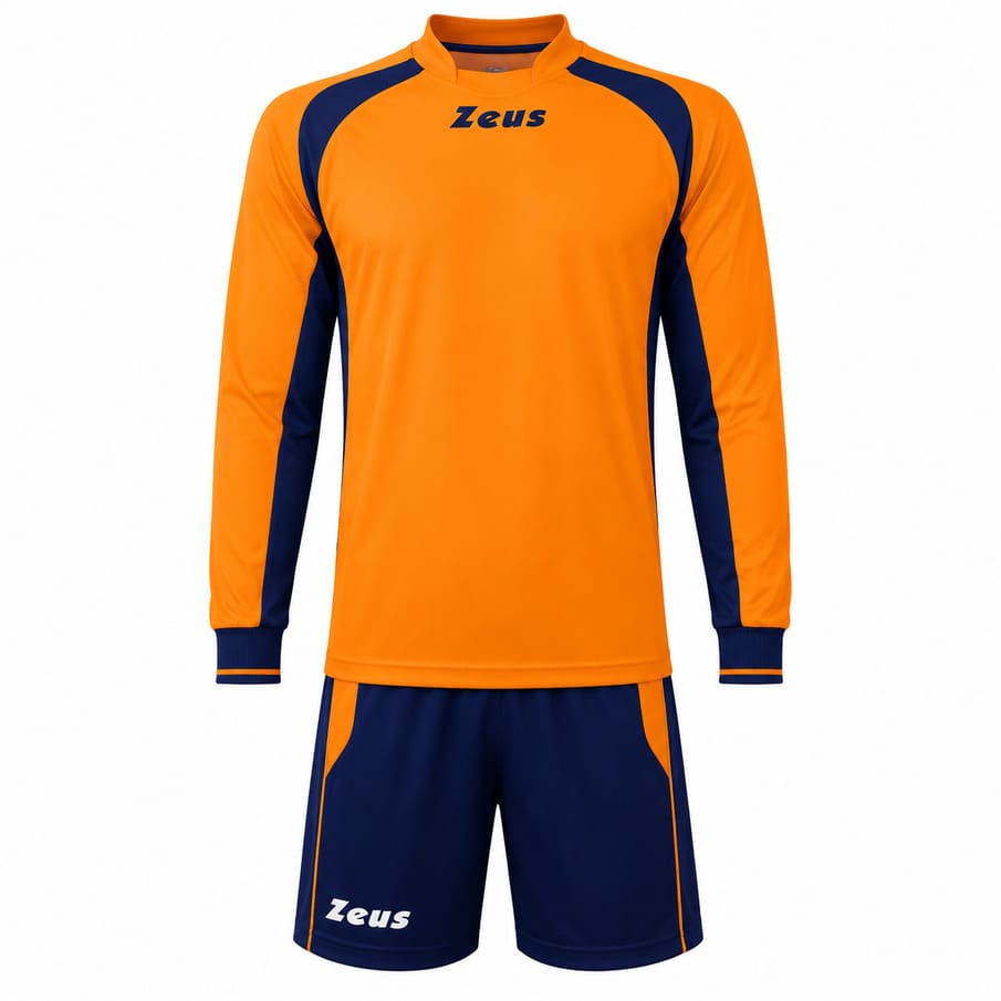 Zeus Kit Pippo Trikot-Set + Shorts 2-delig arancio/blu