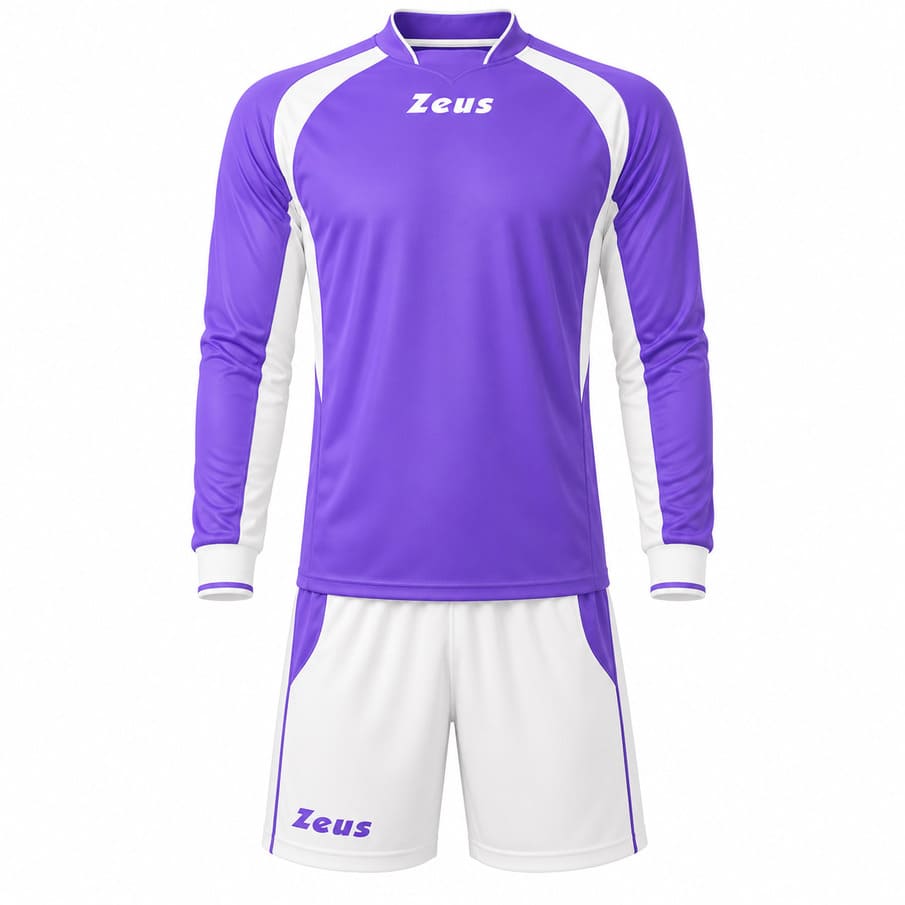 Zeus Kit Pippo Trikot-Set + Shorts 2-delig paars/wit