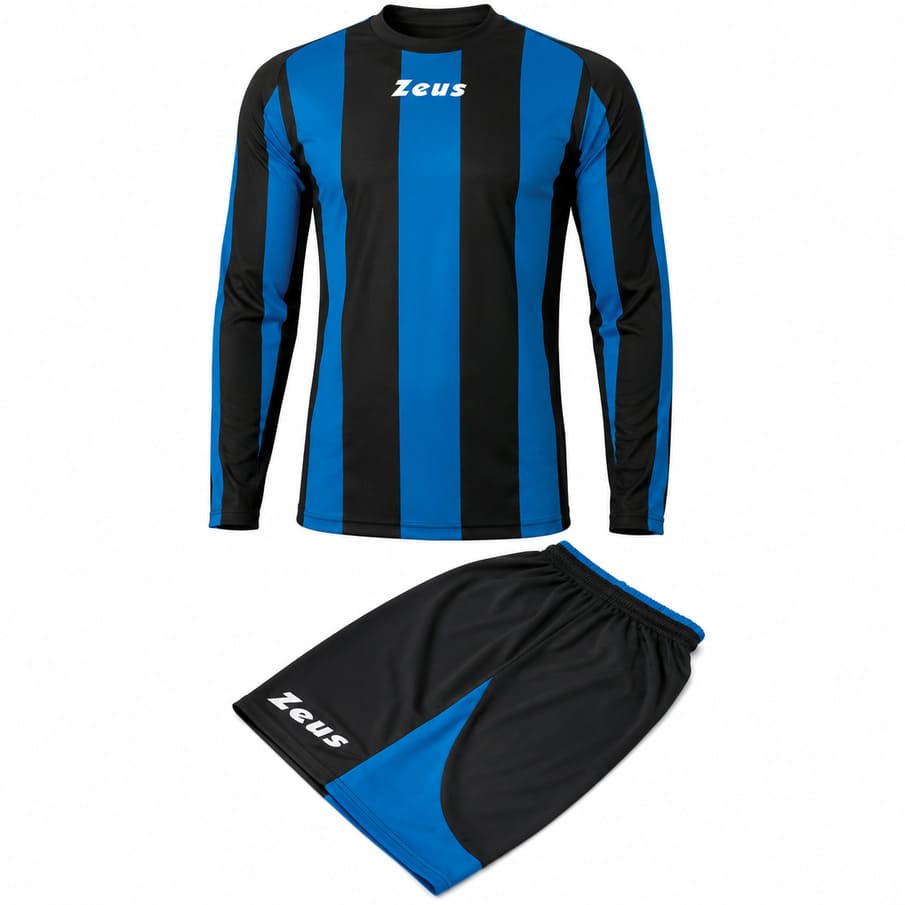 Zeus Kit Zagor tricotset + short 2-delig zwart/royal