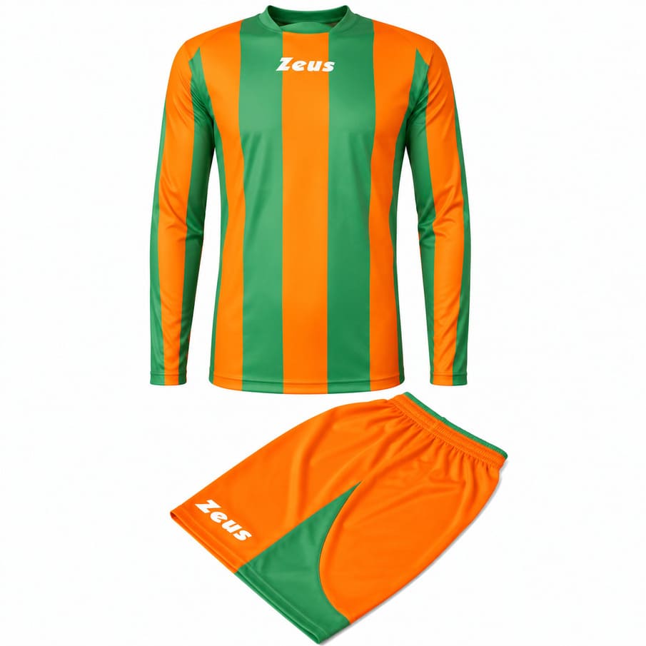 Zeus Kit Zagor Tricotset + Shorts 2-delig oranje/groen