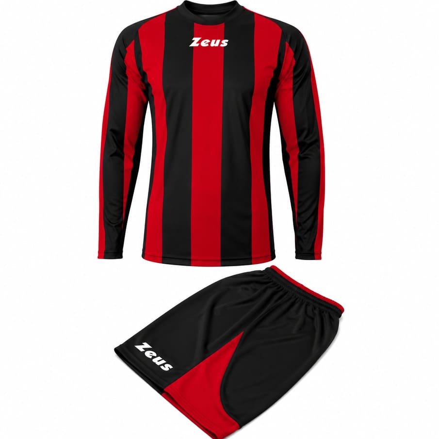 Zeus Kit Zagor Trainingspak + korte broek 2-delig zwart/rood