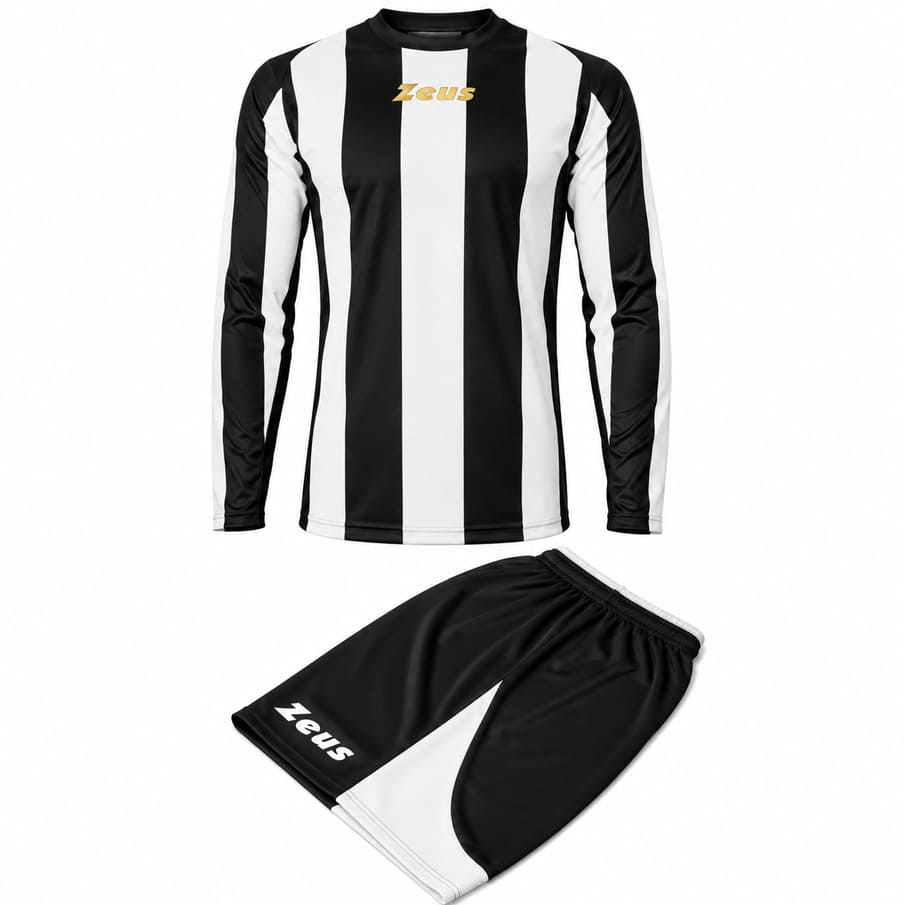 Zeus Kit Zagor Trainingspak + korte broek 2-delig zwart/wit
