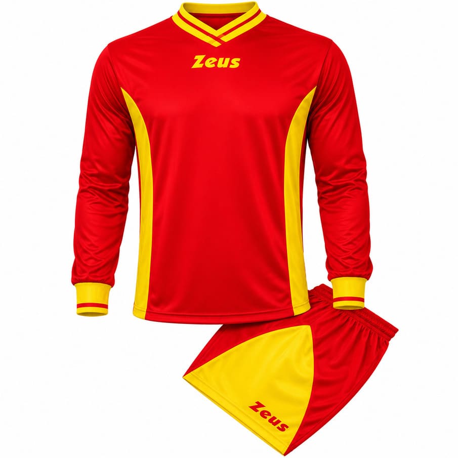 Zeus Kit Dedalo Trikotset 2-delig rood/geel