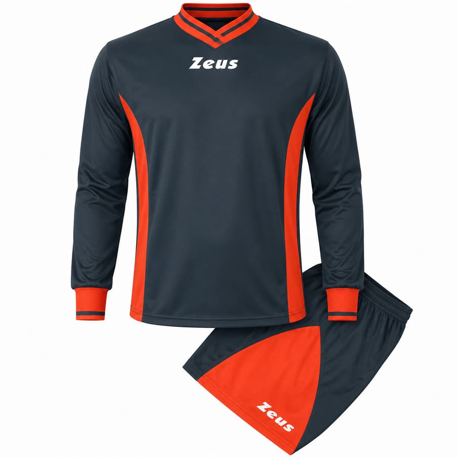 Zeus Kit Dedalo Trikotset 2-delig zwart/rood