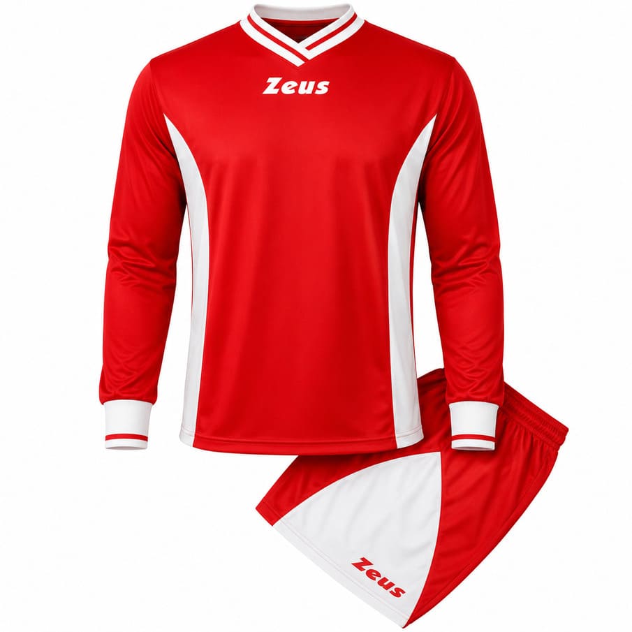 Zeus Kit Dedalo Trikotset 2-delig rood/wit