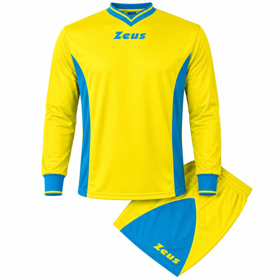 Zeus Kit Dedalo Trikotset 2-delig geel/royal