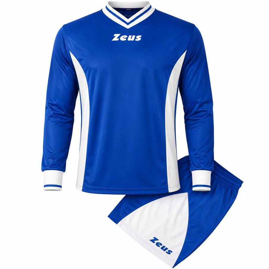 Zeus Kit Dedalo Trikotset 2-delig royal/wit